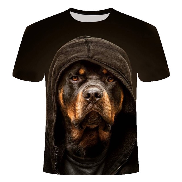 T-Shirts 3-D Printed Animal - Image 3