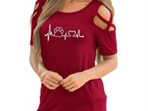 Harajuku Lovely Heart T-Shirt