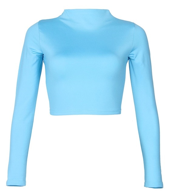 Crop Top T-Shirts Harajuku Long Sleeve - Image 5