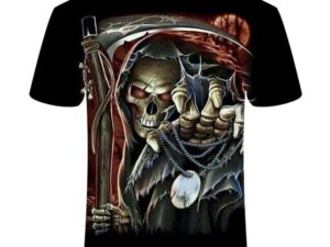 Skull Print Design T-Shirt