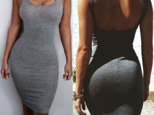 Bandage Bodycon High Waist Dress