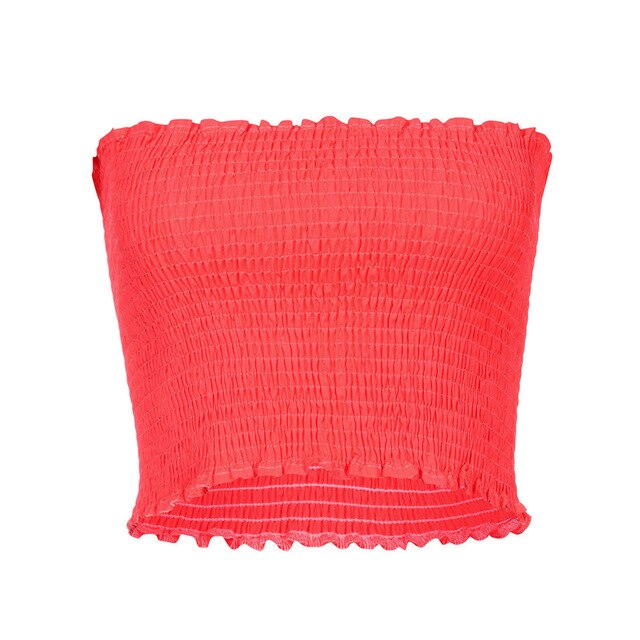 Strapless Elastic Tube Tops Camisole - Image 5