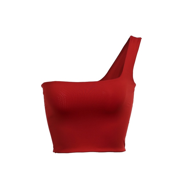 Summer Casual Single Shoulder Tank Tops - Image 2