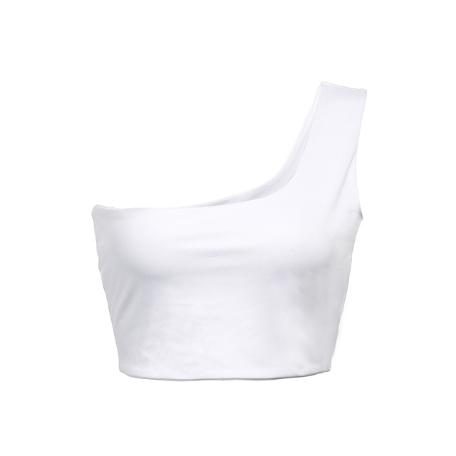 Summer Casual Single Shoulder Tank Tops - Image 5