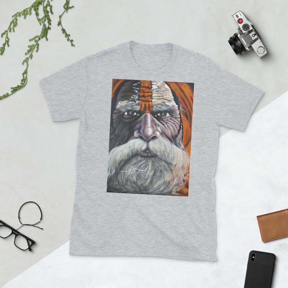 Wise Old Man from Udaipur Design T-Shirt - Image 9