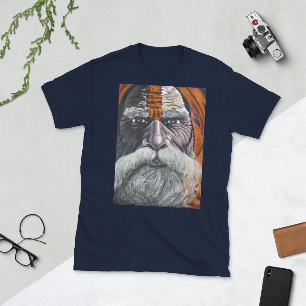 Wise Old Man from Udaipur Design T-Shirt