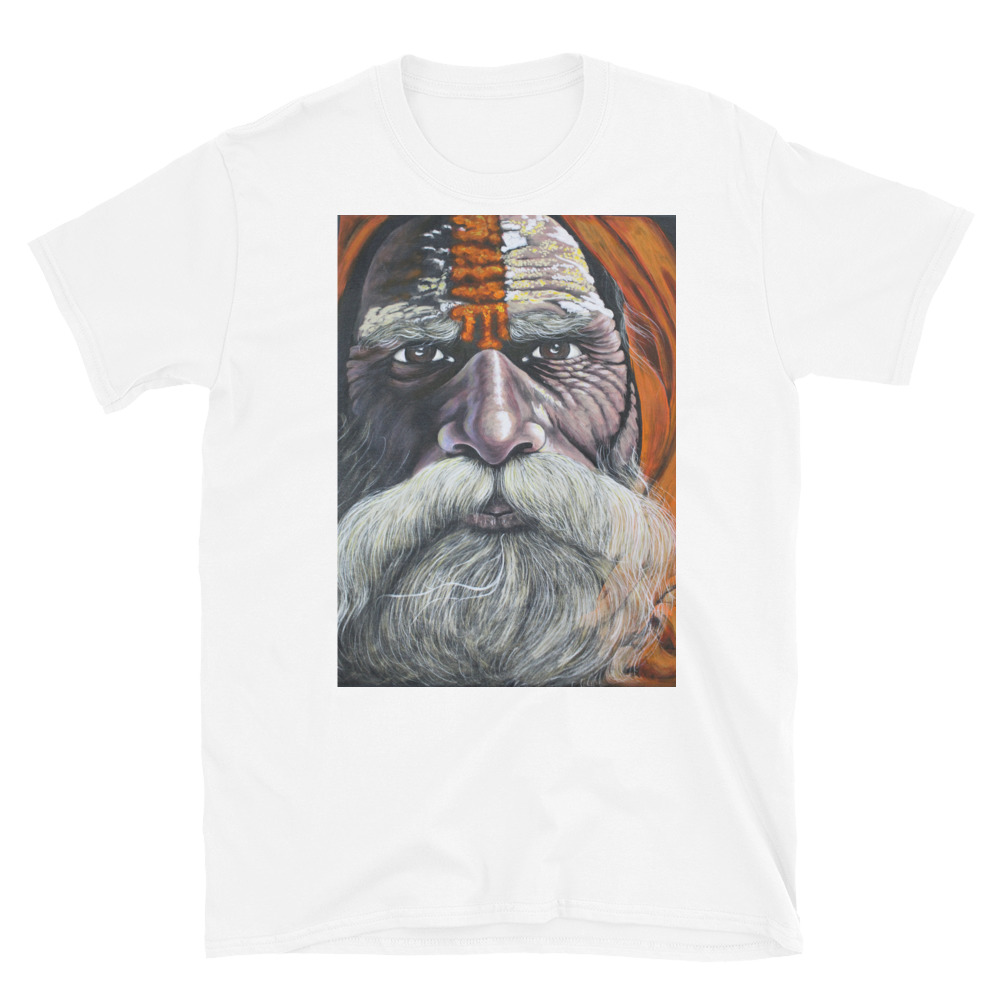 Wise Old Man from Udaipur Design T-Shirt - Image 5