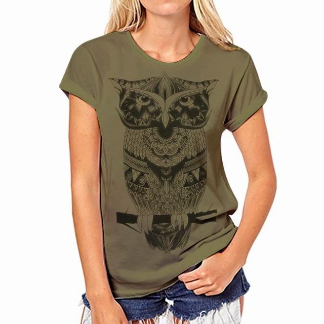 Chic and Fun Graffiti Print T-Shirt