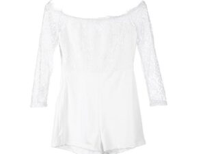 Lace Off-Shoulder Playsuit