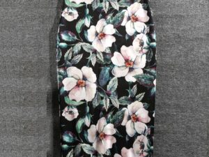 Flower Print Pencil Skirt