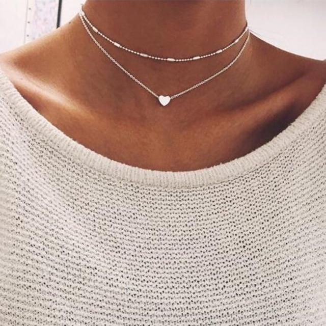 Women's Shiny Pendant Necklace