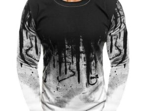 Long Sleeve Printed Camouflage T- Shirt