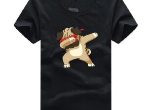 Men's Pug Print Short-Sleeve T-Shirt