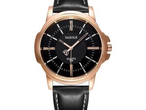 Men's Fashion Leather Strap Watch