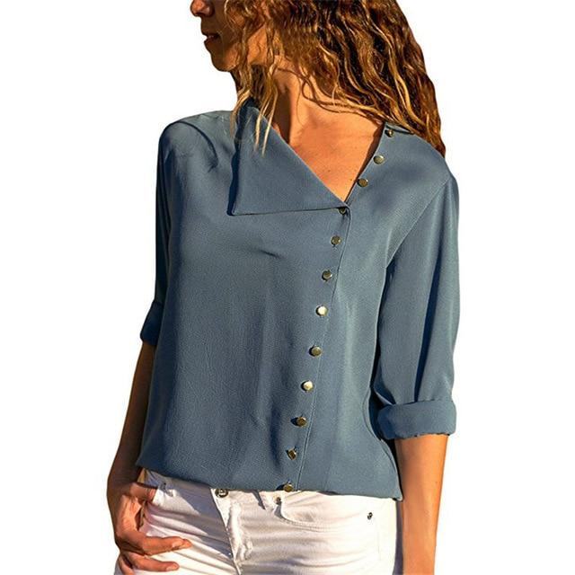 Chiffon Long Sleeve Blouse
