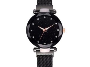 Luxury Mesh Magnet Buckle Starry Quartz Watch