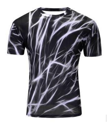 Electricity Design Print T-Shirt