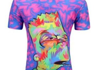 Cartoon Art Print T-Shirt