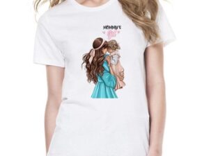 Women's Colorful Print Short-Sleeve T-Shirt - ''Mother's Love''