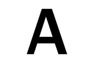 Unisex Letter of Alphabet Ring