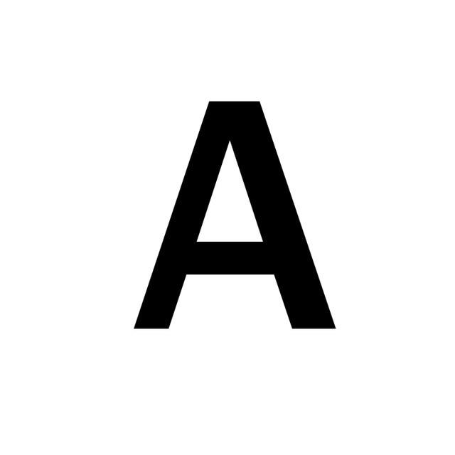 Unisex Letter of Alphabet Ring