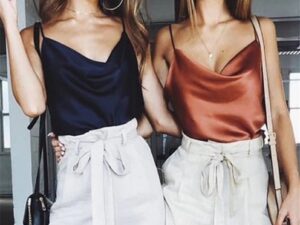 Satin Thin Wild Solid Camis